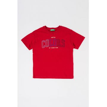 Tricou de bumbac cu logo