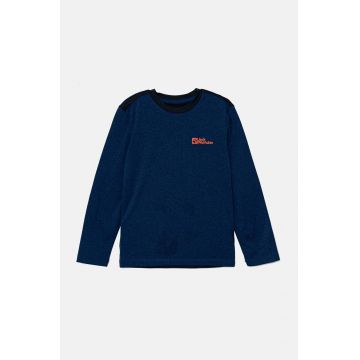 Jack Wolfskin longsleeve copii melanj, 1610321