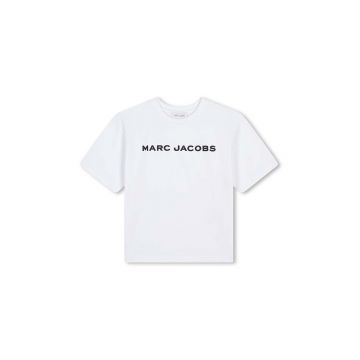 Marc Jacobs tricou de bumbac pentru copii culoarea alb, cu imprimeu, W60317