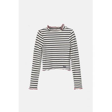 Pepe Jeans longsleeve copii TALLULAH culoarea albastru marin, PG503102