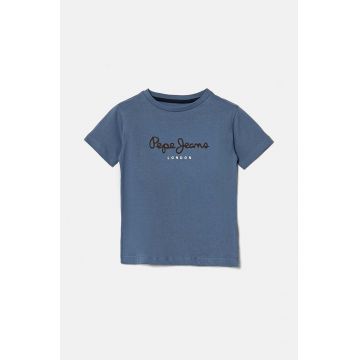 Pepe Jeans tricou de bumbac pentru copii NEW ARTN cu imprimeu, PB503920