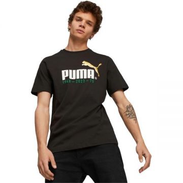 Tricou barbati Puma No. 1 Logo Celebration Tee 67602001, L, Negru