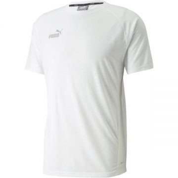 Tricou barbati Puma Teamfinal Casuals Tee 65738504, M, Alb