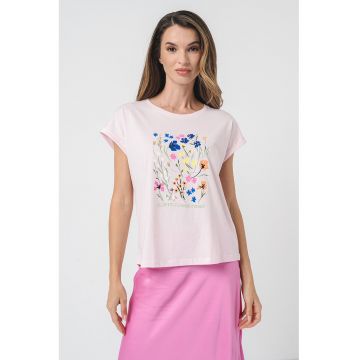 Tricou cu imprimeu floral