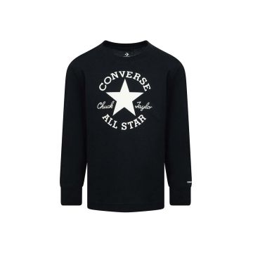 Converse longsleeve copii culoarea negru, cu imprimeu, 9CG400