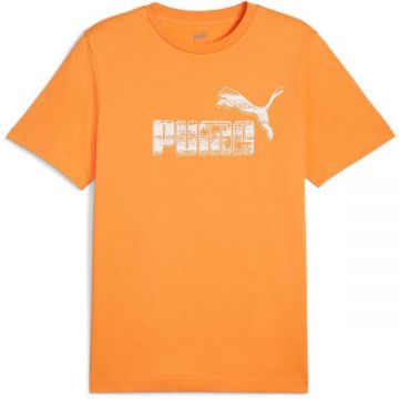 Tricou barbati Puma Graphics No. 1 Logo Tee 68016546, M, Portocaliu