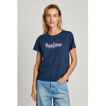 Tricou de bumbac cu imprimeu logo