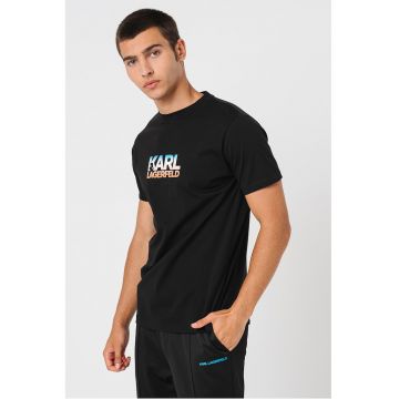 Tricou de bumbac cu logo