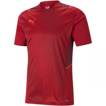 Tricou barbati Puma Teamcup Training Jersey 65673501, L, Rosu