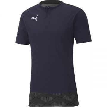 Tricou barbati Puma Teamfinal 21 Casuals Polo 65649006, L, Albastru