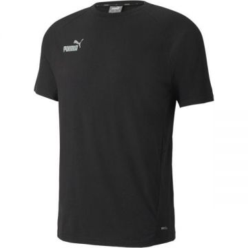 Tricou barbati Puma Teamfinal Casuals Tee 65738503, M, Negru