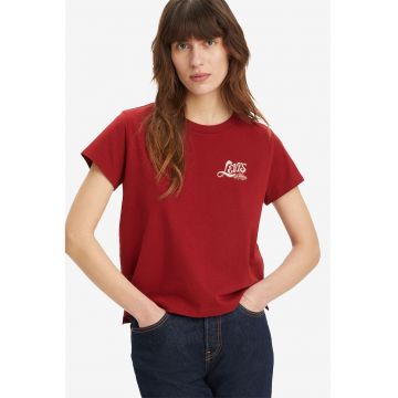 Tricou de bumbac cu imprimeu logo