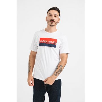 Tricou de bumbac cu imprimeu logo