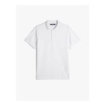 Tricou polo cu aspect pique