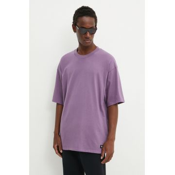 Vans tricou din bumbac barbati, culoarea violet, neted, VN000G51CIF1