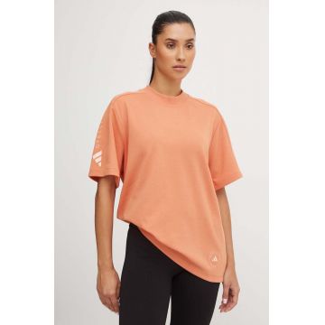 adidas by Stella McCartney tricou femei, culoarea portocaliu, IW9884