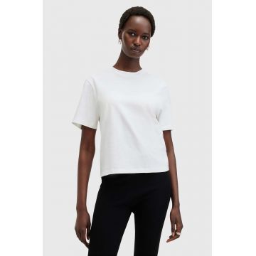 AllSaints tricou din bumbac HOLLI femei, culoarea alb, W187JB