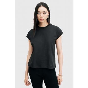 AllSaints tricou din bumbac RUE TEE femei, culoarea negru, W185JB