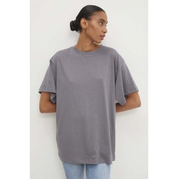 Answear Lab tricou femei, culoarea gri