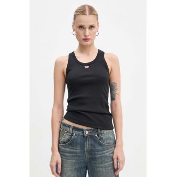 Diesel top T-ANKY-D femei, culoarea negru, A05104.0EJAI