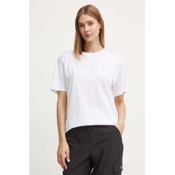 Dkny tricou din bumbac femei, culoarea alb, DP4T9812