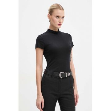 IRO tricou femei, culoarea negru, WP19ABELLE