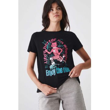 Medicine tricou femei, culoarea negru