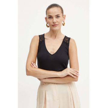 Morgan top DIOU culoarea negru, DIOU