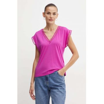 Morgan tricou DOYAL femei, culoarea roz, DOYAL