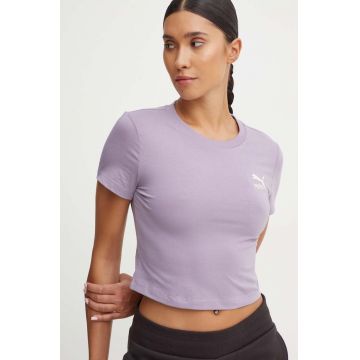 Puma tricou femei, culoarea violet, 626577