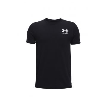 Tricou cu logo pe piept - pentru fitness Sportstyle