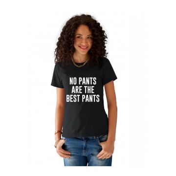 Tricou dama negru - No PANTS