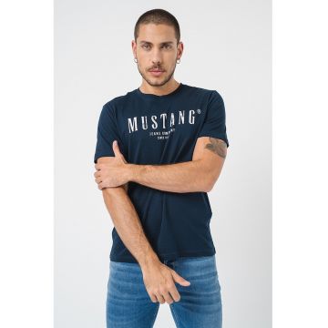 Tricou de bumbac cu imprimeu logo