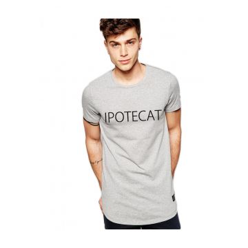 Tricou gri barbati - Ipotecat