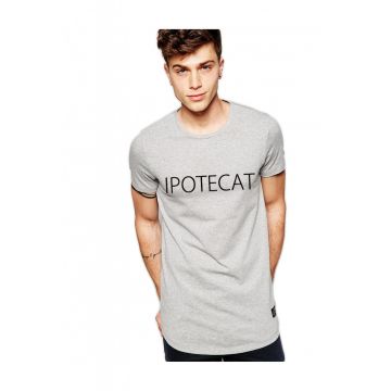 Tricou gri barbati - Ipotecat