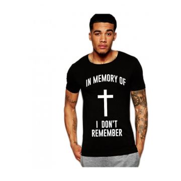 Tricou negru barbati - In memory