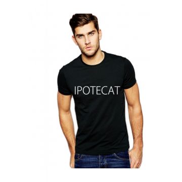 Tricou negru barbati - Ipotecat