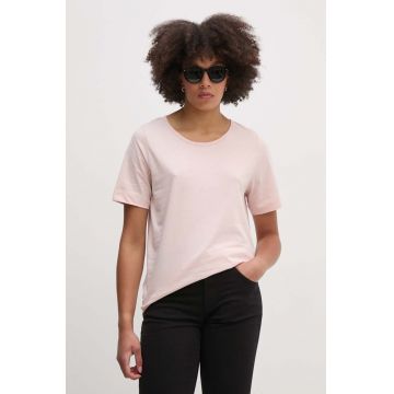 United Colors of Benetton tricou din bumbac femei, culoarea roz, 31VKD104K