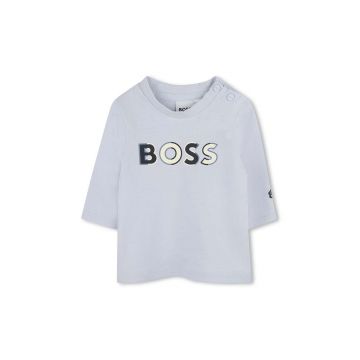 BOSS longsleeve bebelusi cu imprimeu, J51044