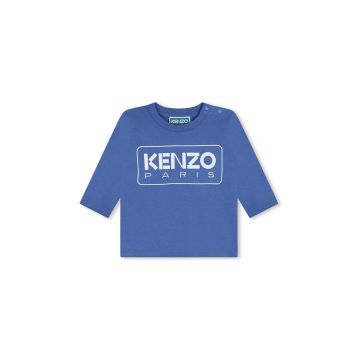 Kenzo Kids longsleeve din bumbac pentru bebeluși cu imprimeu, K60518