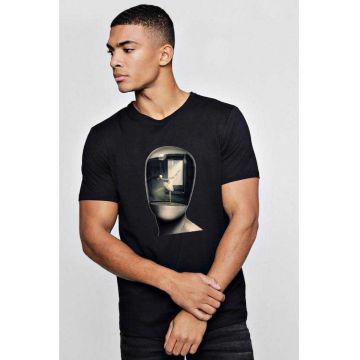 Tricou barbati negru - Dali - Globul