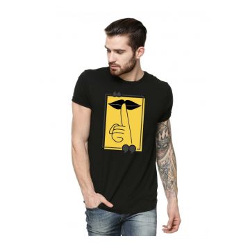 Tricou barbati negru - Don`t Speak