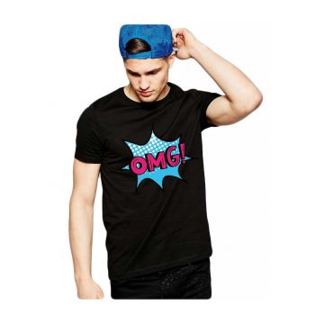 Tricou barbati negru - OMG