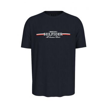 Tricou cu imprimeu logo pe piept