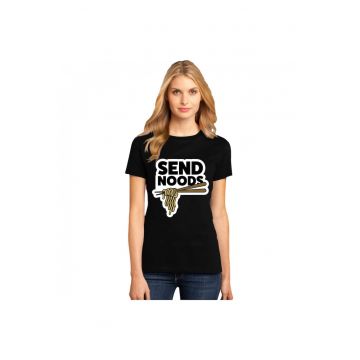 Tricou dama negru - Send noods