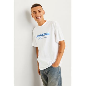 Tricou de bumbac cu imprimeu logo Alvis