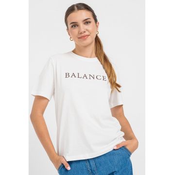 Tricou de bumbac organic cu imprimeu text