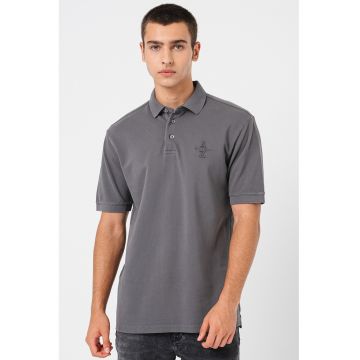 Tricou polo cu logo brodat