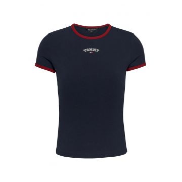 Tricou slim fit cu logo