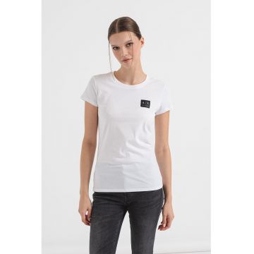 Tricou slim fit de bumbac